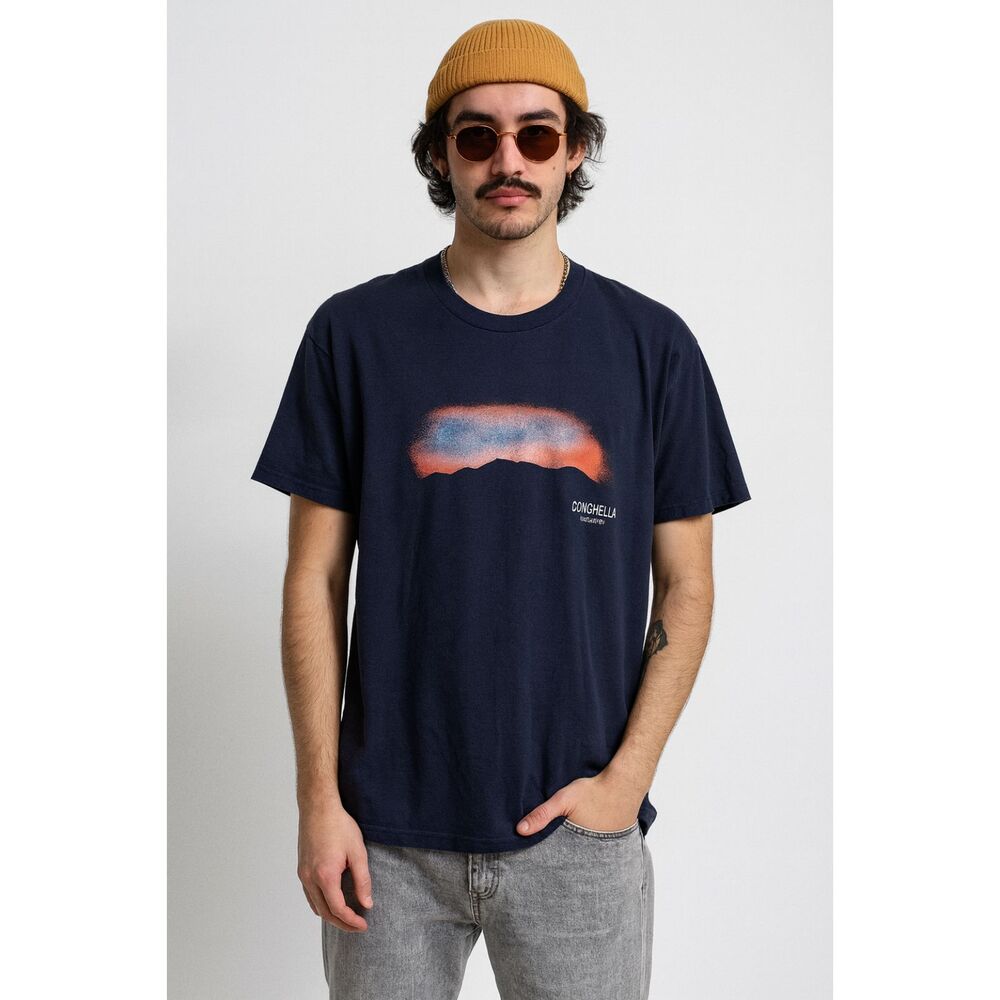 Coachella Blue 2018 Festival Desert Scene T Shirt Tee Top   Mens Size Medium
